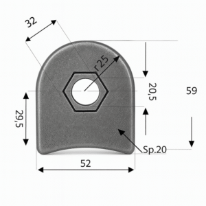 KIT 2 PEZZI SUPPORTI AHM35H295205